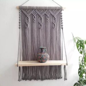 شلف دیواری مکرومه مدل M202